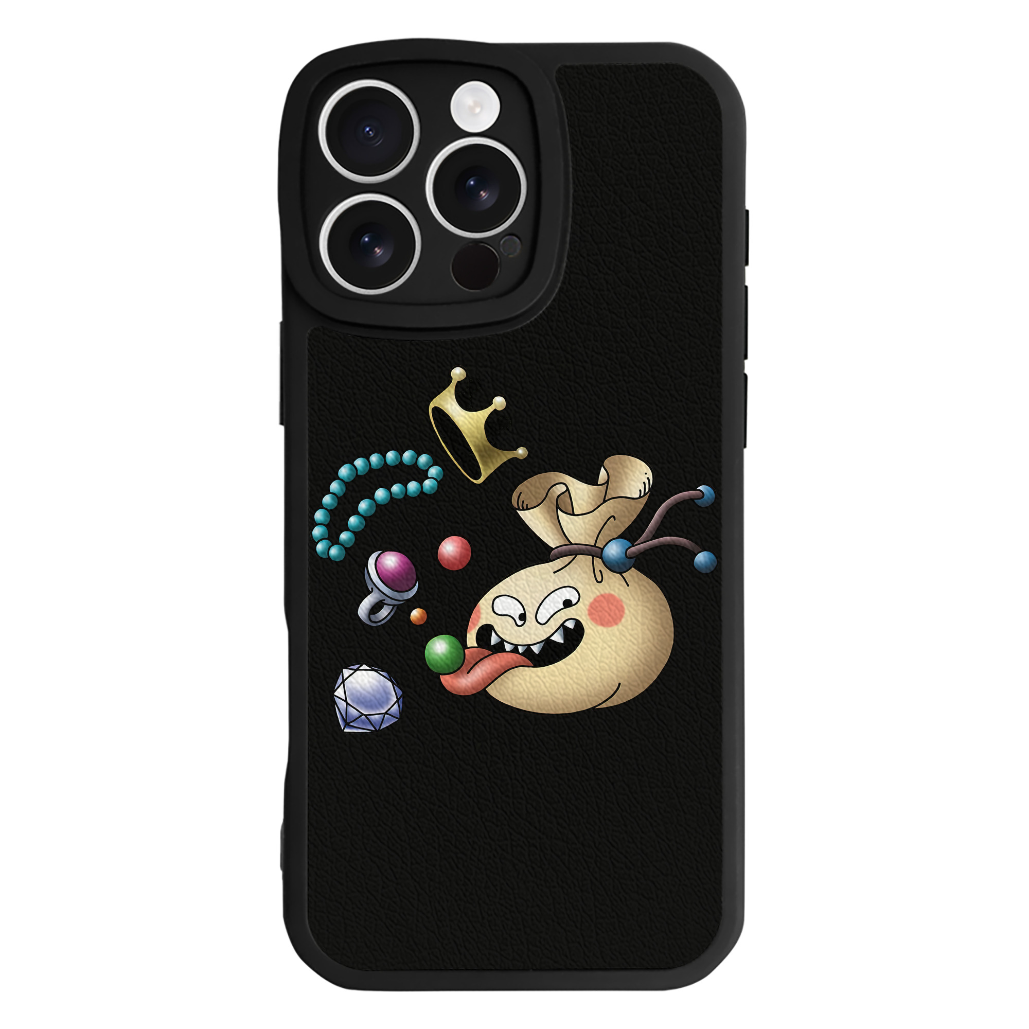 （画像用） ドラゴンクエスト Doragon Kuesuto Dragon Quest 【iPhone 16シリーズ対応】シリコンスマホケース（レザー調） 材質：シリコン